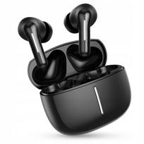 Belaidės Bluetooth ausinės į ausis, juodos, su dviem mikrofonais
