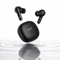 Belaidės ausinės QCY T13X, Bluetooth 5.3, juodos, IPX5, 30 val.