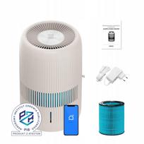 Oro drėkintuvas KLARTA Humea Grande WiFi, smėlio spalvos, LED, 80 m², 600 ml/val.