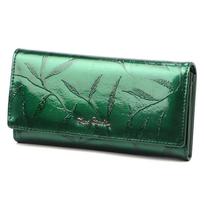 Pierre Cardin 02 LEAF 100 žalia piniginė