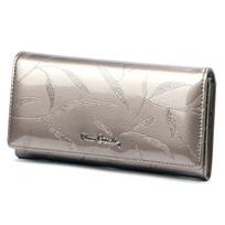 Pierre Cardin 02 LEAF 114 pilka odinė piniginė