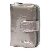 Pierre Cardin 02 LEAF 115 pilka natūralios odos piniginė
