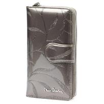 Pierre Cardin 02 LEAF 116 pilka odinė piniginė