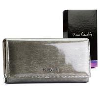 Pierre Cardin 05 LINE 106 pilka natūralios odos piniginė