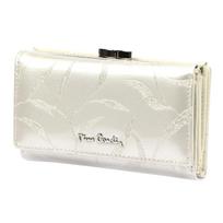 Pierre Cardin 02 LEAF 108 kreminė odinė piniginė