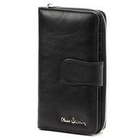 Pierre Cardin 06 ITALY 116 juoda natūralios odos piniginė