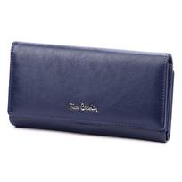 Pierre Cardin 06 ITALY 121 tamsiai mėlyna odinė piniginė