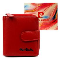Pierre Cardin TILAK155 2509 raudona odinė piniginė