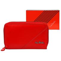 Pierre Cardin TILAK161 2584 raudona odinė piniginė