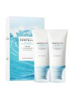 SKIN1004 Drėkinamasis apsauginis serumas nuo saulės MADAGASCAR CENTELLA HYALU-CICA WATER - FIT SUN SERUM SPF50+ PA++++, 2x50 ml