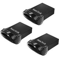 SanDisk Ultra Fit 64GB 3er Pack, Black SDCZ430-064G-G46-3PACK