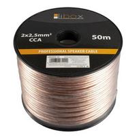 Libox Kabel głośnikowy 2x2,50mm LB0009-50 garso kabelis 50 m Permatomas