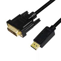 LogiLink CV0130 1 m DisplayPort – DVI laidas, juodas