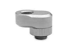 EK Water Blocks EK-Quantum Torque Rotary Offset 14 — Žalvaris, satino plieno/titano spalva, aukštis 21 mm