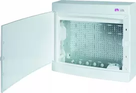 Eti Polam 001101309 Multimedijos skirstomasis skydas 2x18, montuojamas ant paviršiaus, su lenta ir lizdu / IP 40 400V AC / ECT 2X18PO MEDIA 001101309