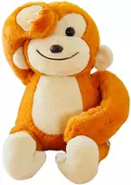 Lean Toys Pliušinis žaislas - beždžionė su magnetais, 23 cm