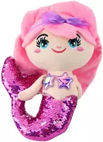 Lean Toys Pliušinis žaislas - undinėlė su blizgančia uodega, 28 cm