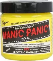 „Manic Panic Classic“ aukštos įtampos elektriniai bananų spalvos pusiau ilgalaikiai plaukų dažai, 118 ml