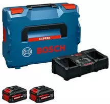 Bosch Starter Set 2xEXBA18V-80, EXAL 18V2-320, LB