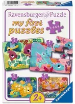 Dėlionė Ravensburger - Saldūs dinozaurai 2/4/6/8 vnt. (12004249)