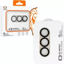 Grūdintas stiklas Tel Protect 95% AR+AF Full Metal Camera Protector į aparat skirtas Samsung Galaxy S26/S26 Plus aukso (island)
