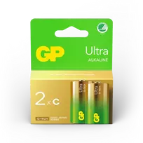 GP Battery GP - Ultra Alkaline C baterijos, 14AU/LR14, 1,5 V, 2 vnt. pakuotė