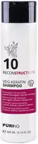 PURING 10 Reconstruction šampūnas su augaliniu keratinu, 300 ml
