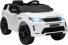 Koduva Vaikiškas elektrinis automobilis Land Rover Discovery Sport, 12V, baltas, 3–6 metų