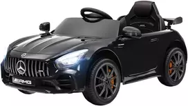 Aosom Mercedes-Benz AMG GTR elektrinis vaikiškas automobilis, juodas, 108 x 67 x 46 cm
