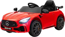 Aosom Elektrinis vaikiškas automobilis Mercedes-Benz AMG GTR, raudonas, 108 x 67 x 46 cm, 12V
