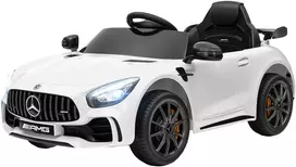 Koduva Vaikiškas elektrinis automobilis Mercedes-Benz AMG GTR, baltas, 12 V, 3-5 km/h
