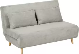 Koduva Miegamoji sofa, svečių lova, pilka, 141 x 90 x 81 cm