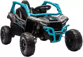 Koduva Vaikiškas elektrinis UTV KAWASAKI TERYX KRX 1000, 12V, mėlyna, 100 x 64 x 56 cm