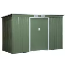 Koduva Metalinė sodo pašiūrė, 3,2 m², 280 x 130 x 172 cm, šviesiai žalia