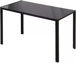 Koduva Valgomojo stalas, virtuvės stalas, juodas, 120 x 60 x 75 cm, 4 asmenims
