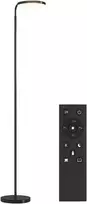 Koduva LED pastatomas šviestuvas su magnetiniu nuotolinio valdymo pultu, reguliuojamas, sukamas, metalas, juodas