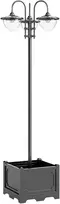 Koduva Saulės sodo žibintas iš metalo, juodas, 189 cm