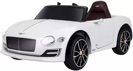 Koduva Bentley GT licencijuotas elektrinis vaikiškas automobilis, baltas, 108 x 60 x 43 cm