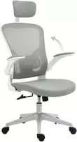 Koduva Biuro kėdė su atlenkiamais porankiais, pilka, 65 x 64 x 114-122 cm