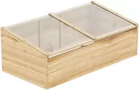 Koduva Šaltas rėminis šiltnamis iš medžio, natūrali, 100 x 50 x 35 cm
