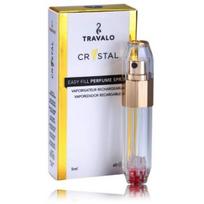 Travalo Crystal Gold pildomas kvepalų buteliukas (atomaizeris), 5 ml