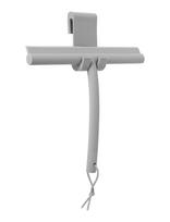 Blomus - Shower Squeegee, Includes Overdoor Hook - 20 X 25 X 2,5 Cm - Vipo - Micro Chip - Valymui - Pilka
