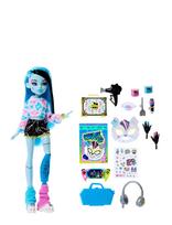 Monster High - Self-Scare Secrets Frankie Stein Fashion Doll With 13 Realistic Accessories - Lėlė - Marga / raštuota
