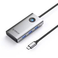 Orico USB-C 6w1 | 3x USB-A 3.0 | 1x USB-C PD 100W | 1x HDMI 4K 30Hz | 1x RJ45 2.5G Ethernet - euroblister ORICO-PW11-6P25R-GY-BP