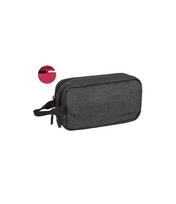 Penalas-pieštukinė su užtrauktukais CoolPack PRIMO GREY/RED, dviejų skyrių