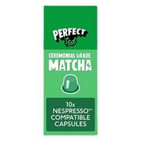 Matcha žaliosios arbatos kapsulės Nespresso® Original kavos aparatams PerfectTed, 10 vnt.
