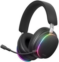 Marvo Pulz 90W HG9087W BK belaidės žaidimų RGB ausinės| USB, 2.4G, BT | Juodos