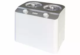 Unold Doppio kompresorinis ledų gaminimo aparatas 2,4 L 250 W satino plieno, baltos spalvos