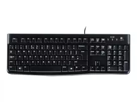 Logitech Desktop MK120 laidinis klaviatūros ir pelės rinkinys, USB, QWERTZ, juodas