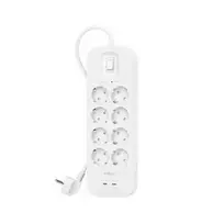 Maitinimo blokas / ilgintuvas Belkin SRB004VF2M-V2 — 8 lizdai, 2 USB-C prievadai, apsauga nuo viršįtampių